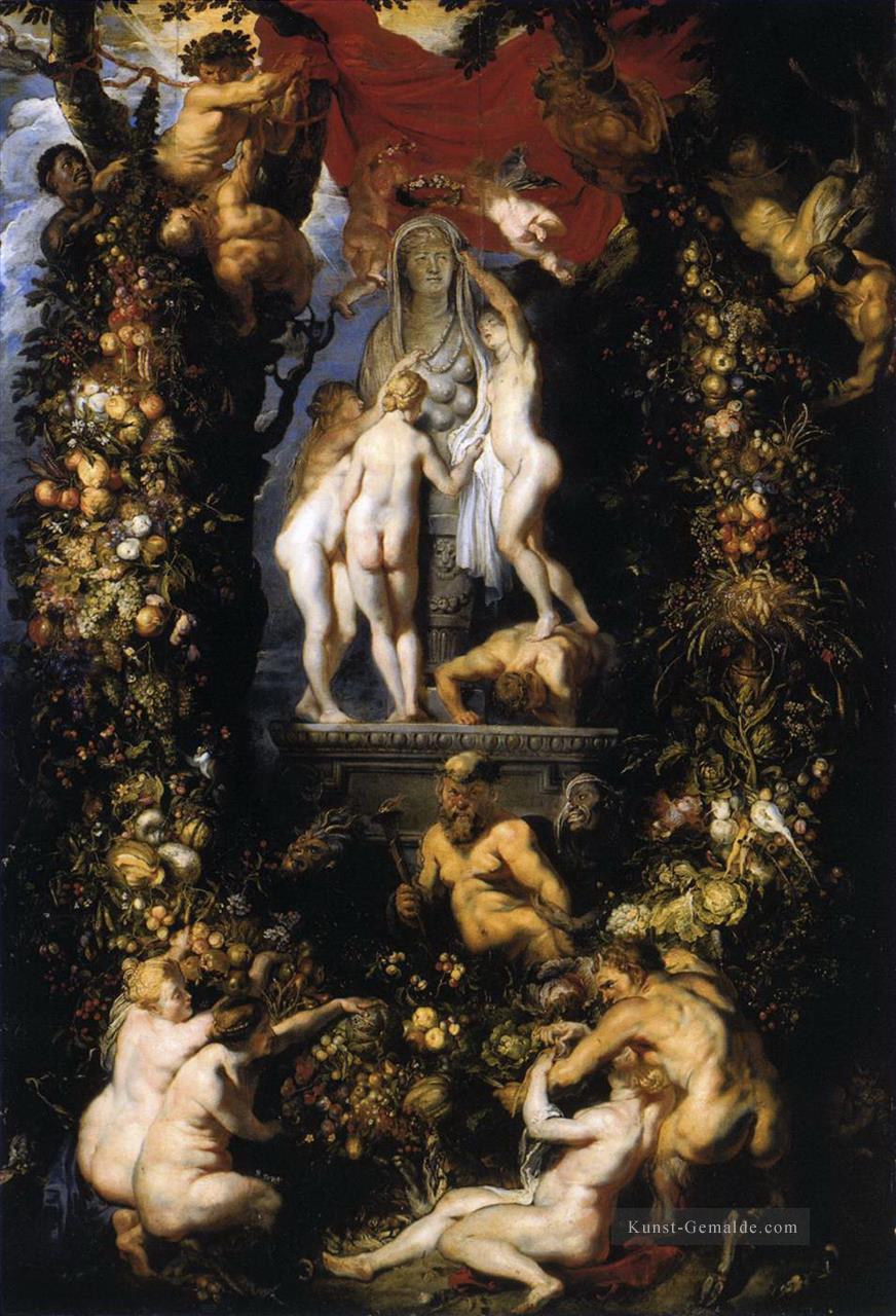 Natur die drei Grazien Schmücken Peter Paul Rubens Ölgemälde